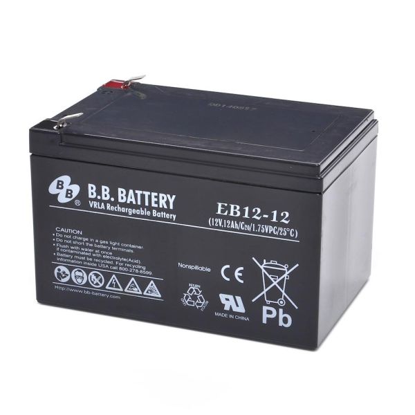 B.B. Battery BP12-12 ersetzt LC-RA1212PG1, NP12-12, HV12-12, MP12-12B 12V 12Ah