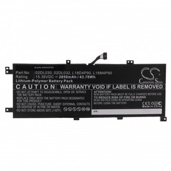 Akku ersetzt Lenovo L18D4P90, L18M4P90, L18C4P90, 02DL030, 02DL031