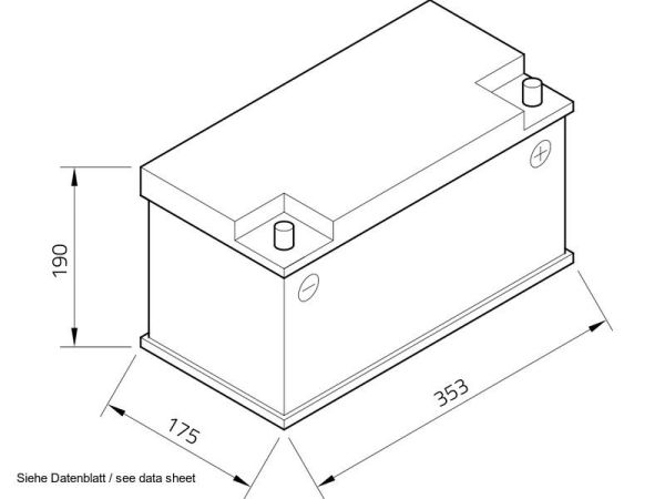 Intact GEL-80 12V 80Ah (c20) Gel-Power Antriebsbatterie