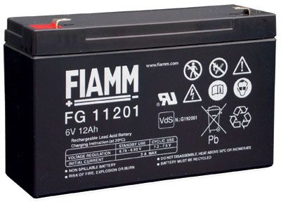 Fiamm FG11201 6V 12Ah passend für Parkomatic