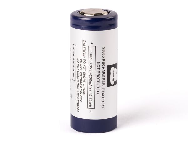 26650 Li-Ion 3.7V 5500mAh Akku 15A Entladestrom