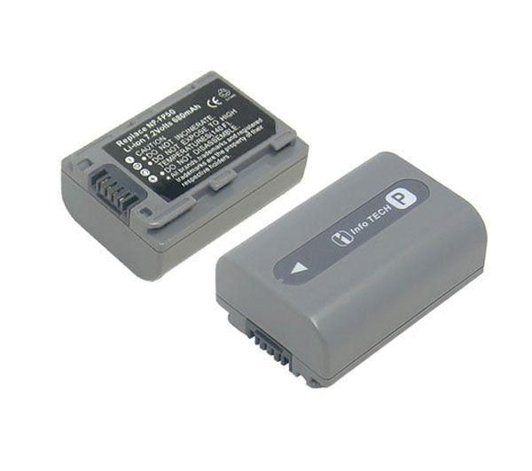 Akku ersetzt Sony NP-FP50, NP-FP70, NP-FP90 650mAh