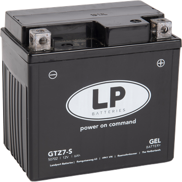 LP LTZ7-S GEL-Motorradbatterie GTZ7-S, YTZ7S-BS, 50616, M6009, GT6B-3 12V 6Ah