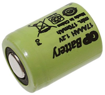 GP 17AAAH, 1/3 AAA, 1,2V, 170mAh