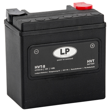 LP HVT-8 SLA Motorradbatterie ersetzt HVT-08, 65948-00, 65948-00A 12V 14Ah