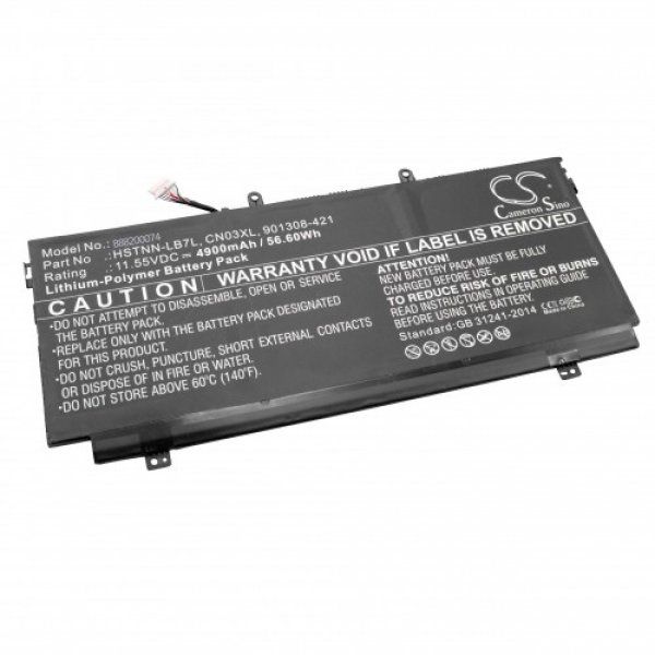 Akku ersetzt HP CN03XL, 901308-421, CN03057XL 5000mAh