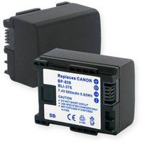 Akku ersetzt Canon BP-808, 2740B002 800mAh