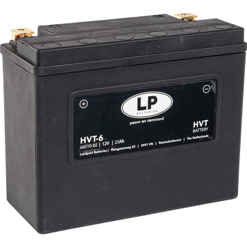 LP HVT-6 Motorradbatterie ersetzt 66010-82B, DIN 85001 12V 22Ah