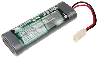 RC Akku-Pack 7,2V 3600mAh Ni-MH L2x3 für Tamiya