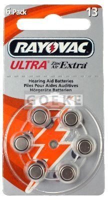 Rayovac R13AE, Typ 13 Hörgeräte Batterien