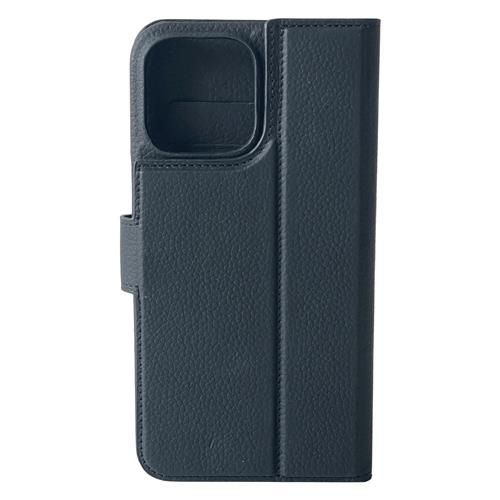 iPhone 15 Pro Max, Joss schwarz, Book-Cover Echtleder