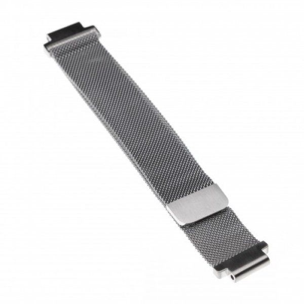 Armband Edelstahl Silber (L) magnet für Garmin Forerunner 235, 620, 630, 735