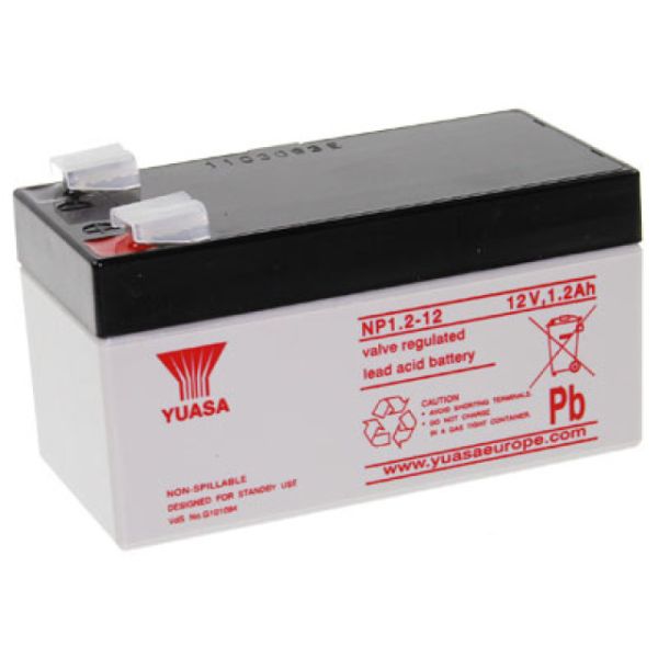 Yuasa NP1.2-12 12V 1,2Ah