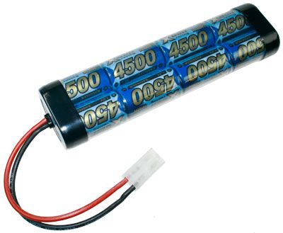 RC Akku-Pack 9,6V 4500mAh Ni-MH L2x4, für Tamiya