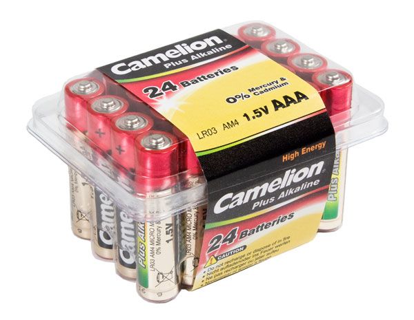 Camelion Plus Alkaline AAA, LR03, Micro 24er Pack