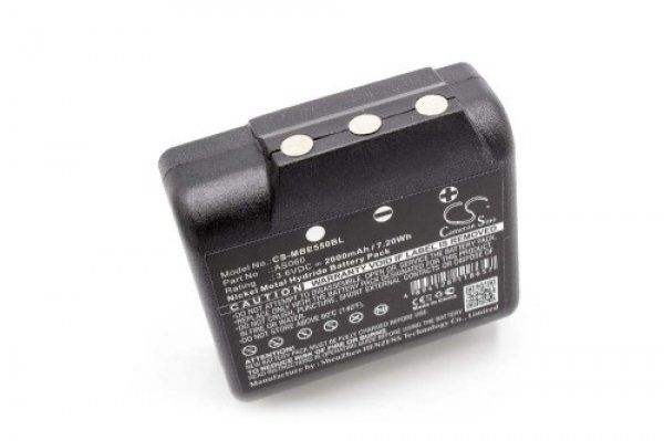 Akku ersetzt IMET AS060, AS083, BE3600, BE5500, M550 3.6V 2000mAh