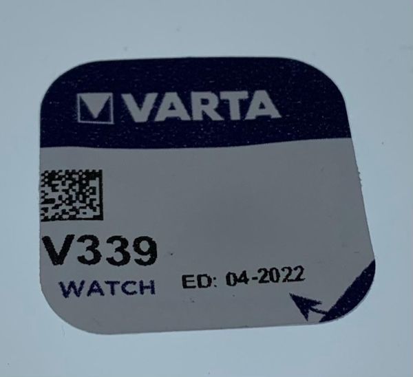 Varta V339 Knopfzelle ersetzt SR 614, SR614SW Batterie