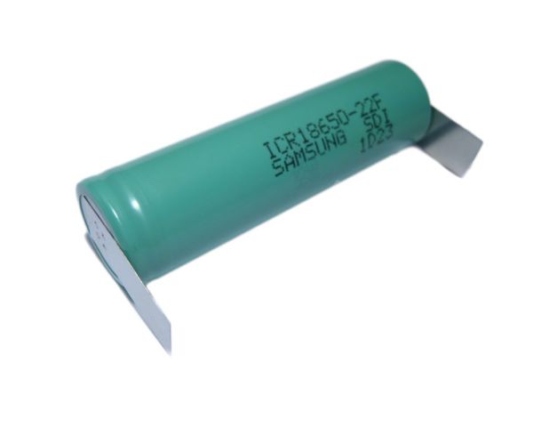 Samsung ICR18650-22P, 3.7V 2200mAh mit U-Lötfahne