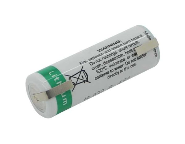 Saft LS17500 Lithium Batterie mit U-Lötfahnen