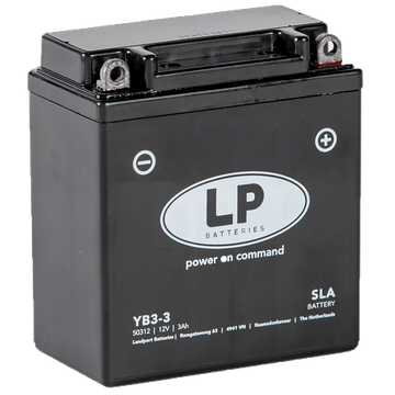 LP YB3-3 SLA Motorradbatterie DIN 50112 12V 3Ah