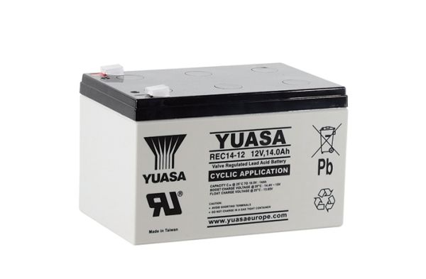 Yuasa REC14-12 12V 14Ah zyklischer Blei-Akku