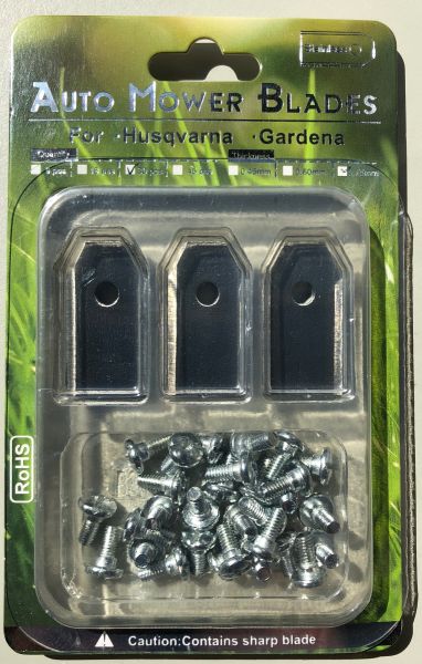 18x Ersatzmesser 0.6mm passend für Automower 105, 115H, 210C, 220AC, 230ACX