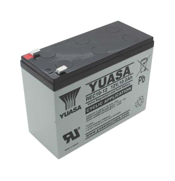 Yuasa REC10-12 12V 10Ah Zyklenfester Blei-Akku 151x65x116mm